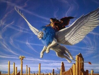 Lion Wallpaper 3d Abstract Winged