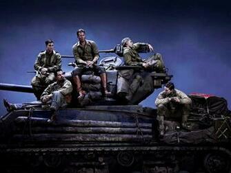 Wallpaper Fury Movie Brad Pitt HD