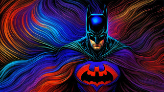 Batman Wallpaper 4k Colorful Art Ai