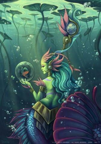 Skin Nami River Spirit League Of Legends By O0dzaka0o