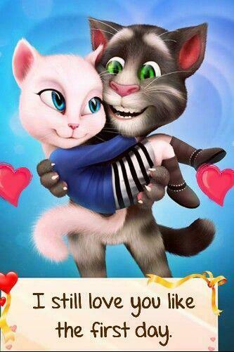 Talking Tom And Angela Wallpaper Imgkid The