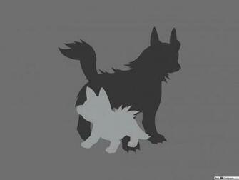 Mightyena And Poochyena Of Pokemon HD Wallpaper