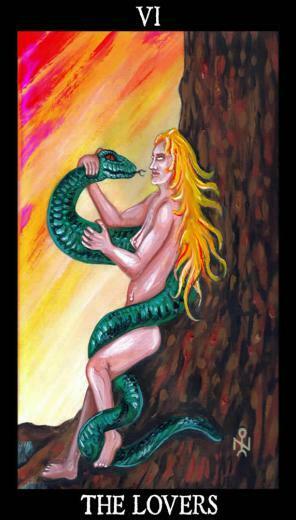Luciferian Lovers Esoteric And Occult Tarot Cards Image Wallpaper With