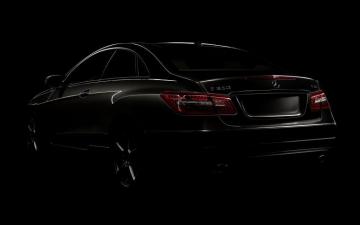 Wallpaper Mercedes Benz E350 Dark Desktop