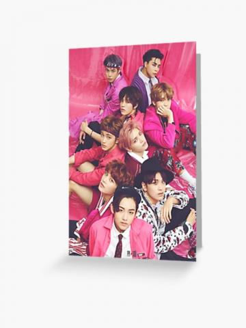 Nct Cherry Bomb Greeting Card By Kpopandjmusic