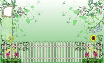 Flower Garden Bg By Artandmore