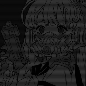 Sexy Anime Pfp Girl With Gas Mask Wallpaper