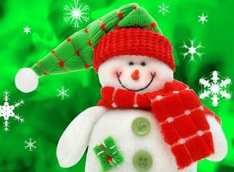 Funny Snowman Wallpaper