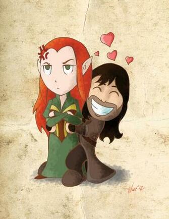 Tauriel And Kili By Skullx