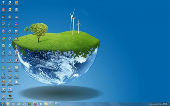 Windows Theme 3d World Gallery Themes Gadgets