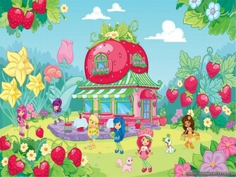 Wallpaper Strawberry Shortcake