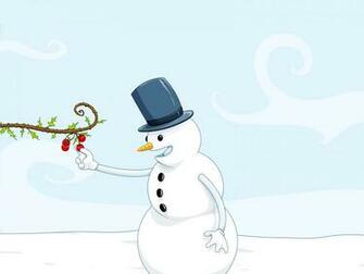 Cute Snowman Winter HD Wallpaper