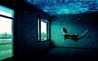 Girl Under Water Wallpaper And Image Pictures Photos