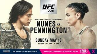 Ufc Nunes V Pennington Woman S Bantamweight