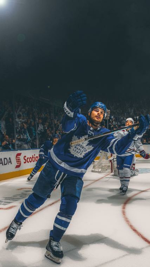 Auston Matthews Ot Winner Mobile Wallpaper Leafs