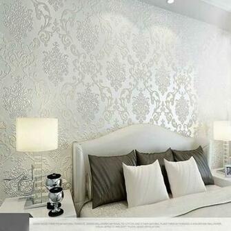 10m Many Colors Luxury Embossed Textured Wallpaper Non Woven Decal