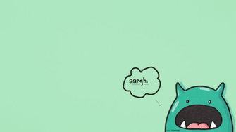 Wallpaper Cute Monster By Blacktoffee