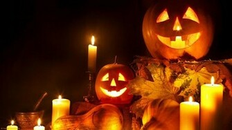 Light In Pumpkin Wallpaper Desktop