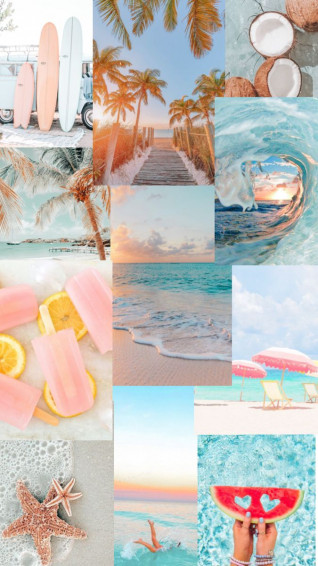 Summer Collage In Wallpaper