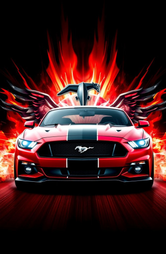 Mustang Logo Wallpaper