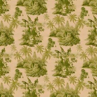 Sumatra Wallpaper Blush Pear Green