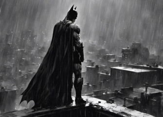Batman In The Rain On A Rooftop Ai Generated Artwork Nightcafe