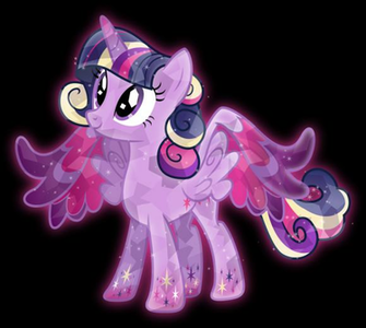 Rainbow Power Crystal Princess Twilight Sparkle By Theshadowstone On
