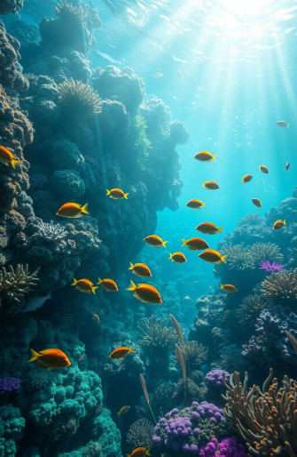 Fish Swimming Live Wallpaper