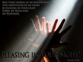 Psalm Christian Powerpoint Background Heartlight