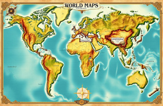 World Map Wallpaper High Resolution