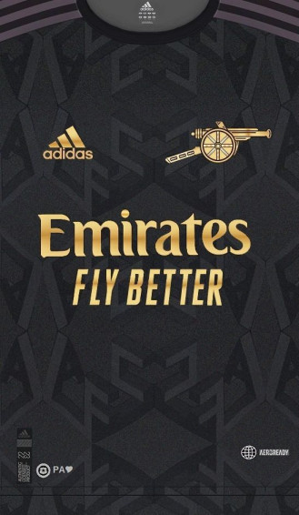 Arsenal Kit Away In Wallpaper