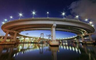 Rainbow Bridge Tokyo Japan Wallpaper HD