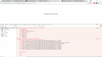 Beta Website Get Crash When Lick On The Same Link Again Issue