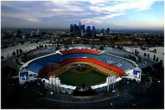 Dodger Stadium Background Net