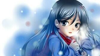 Beautiful Anime Girl Desktop Background Wallpaper Large