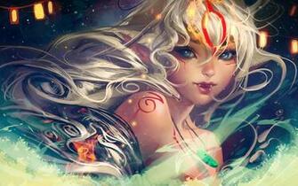 Okami Amaterasu Sakimichan HD Wallpaper