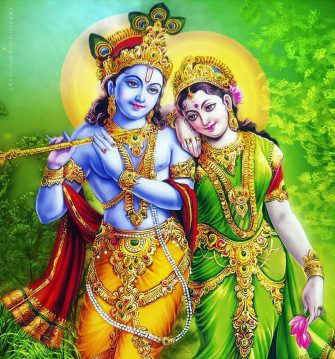 Cute Radha Krishna Wallpaper