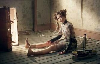 Wallpaper Light Pose Model Doll Dress Actress Hairstyle