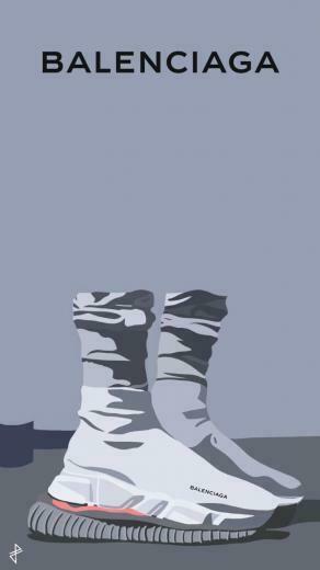Nathan Arkwright On Wallpaper In Sneakers
