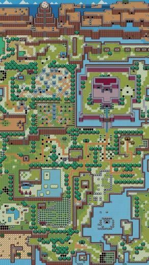 The Legend Of Zelda Maps Retro Bit Wallpaper