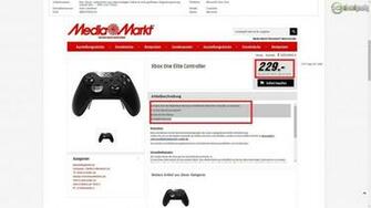 Xbox One Elite Controller Media Markt Verh Kert Bei