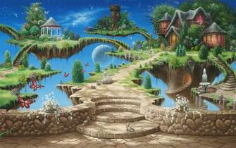 Sci Fi Art Fantasy Land Wallpaper HD