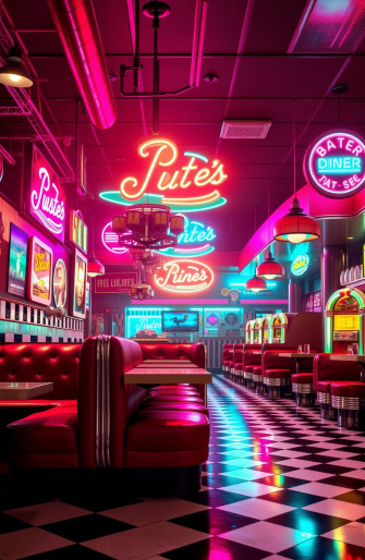 50s Diner Wallpaper