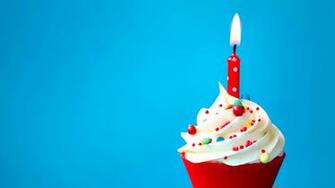 Happy BirtHDay Cupcake Wallpaper For Widescreen Desktop Pc