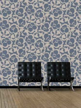Villa Nova Makela Mono Chambray Wallpaper W530