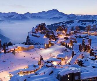 Bing Winter Village Wallpaper For Google Nexus S
