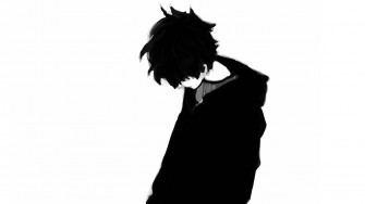Black And White Anime Wallpaper