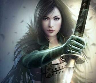 Gorgeous Female Samurai With Sword HD Anime Wallpaper Cute Pretty