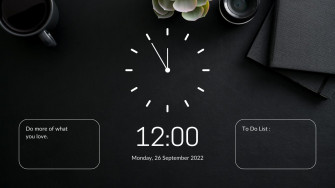 Custom Desktop Organizer Wallpaper Templates