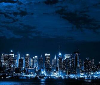 Ice Blue Cityscape Of Lakefront Chicago HDr HD Wallpaper